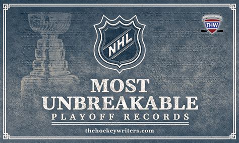 nhl postseason records.